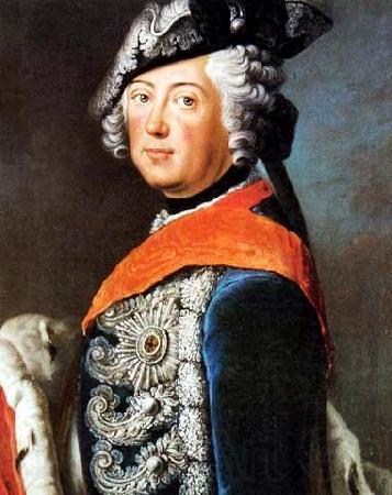antoine pesne Frederic II de Prusse France oil painting art